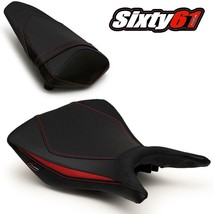 Yamaha R3 Seat Covers 2015-2021 2022 Tec-Grip Sport Luimoto Front Rear Red Black - £180.93 GBP