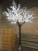 1,000pcs 6.5ft Christmas Xmas Cherry Blossom LED Tree Light Holiday Decor White - £361.22 GBP