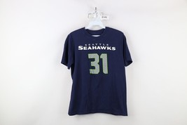 NFL Boys Large Faded Kam Chancellor Seattle Seahawks Football Jersey T-S... - $19.75