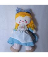 Vintage House of Hatten doll Soft Stuffed Plush rag Baby Girl Yarn Hair ... - $438.77 MXN