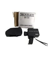 Vtg 1980s Bentley BX-720 Super-8 Movie Camera, Orig Box, Case, Booklet F... - $26.40 CAD