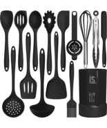 Silicone Cooking Utensils Set - 446°F Heat Resistant Kitchen Utensils,Tu... - $34.41