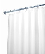 White Shower Curtain Liner  Mildew Resistant Deluxe Quality USA Shipper ... - £7.50 GBP