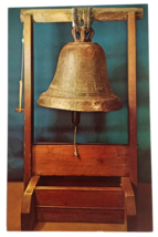 San Miguel Church Oldest Bell in USA Santa Fe New Mexico NM UNP Postcard c1961 - £3.15 GBP