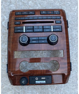 09-12 FORD F150 WOOD GRAIN RADIO DASH CLIMATE CONTROL BEZEL - $98.99