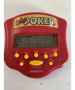 Radica Color Poker Handheld Electronic LCD Casino Game Works Sound 1999 - $7.59