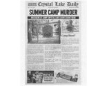 1980 Friday The 13th Crystal Lake Daily Summer Camp Murder Jason Voorhee... - £2.38 GBP