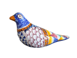 Romano Innocenti Hand Painted Italian Pottery Bird Figurine - £175.16 GBP