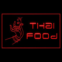 110159B Thai Food Thailand Restaurant Dried Chili Peppers Display LED Light Sign - £17.57 GBP