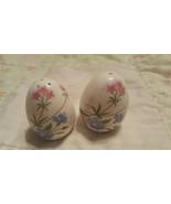 Vintage Salt and Pepper Shakers Ceramic Eggs Flowers - £7.39 GBP