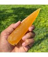Yellow Selenite Glass Arrowhead 5&quot;-6&quot; | Crystal Flint Spear | Spiritual ... - $277.76 MXN+