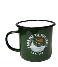 Ozark Trail Outdoor Equipment Metal Coffee Mug &quot;Take Me To The Trail&quot; - £7.67 GBP