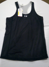 NWT Under Armour UA Black and White Double Reversible Women&#39;s Jersey top XS - $16.99