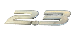 2004 THRU 2009 MAZDA 3 2.3ltr DOOR EMBLEM GENUINE OEM USED PART - $239.91 MXN