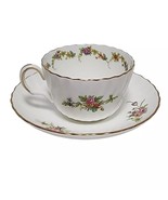 Minton China England Lorraine Cream Floral Swirl- Cup &amp; Saucer(s) 1 Set - $25.00