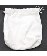 White Cloth RPG Dice Drawstring Bag 8&quot; X 7&quot; - $497.65 MXN