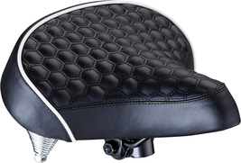 Bike Seat Extra Soft Foam Water Resistant Cover Black NEW - £42.16 GBP