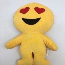 2 Small 12&quot; Tall Emoji Poop Pillow &amp; 14&quot; Tall Yellow Smiling Emoji Pillow w/Body - £12.78 GBP