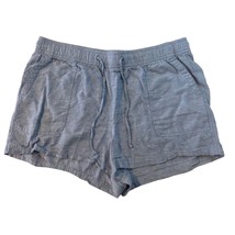 GAP Womens Linen Blend Pull On Drawstring Shorts with Pockets, Size XL - £11.78 GBP