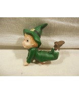 Vintage 1995 Lefton Sri Lanka Bisque Pixie Elf Leprechaun Figurines SRN ... - $8.95