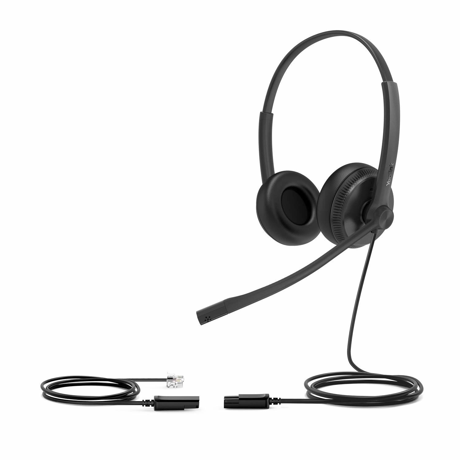 YEALINK YHS34 Dual Earphones biaurales Cable RJ - $67.57