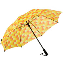 EuroSCHIRM Swing Handsfree Umbrella (Yellow Squares) Trekking Hiking - £40.19 GBP