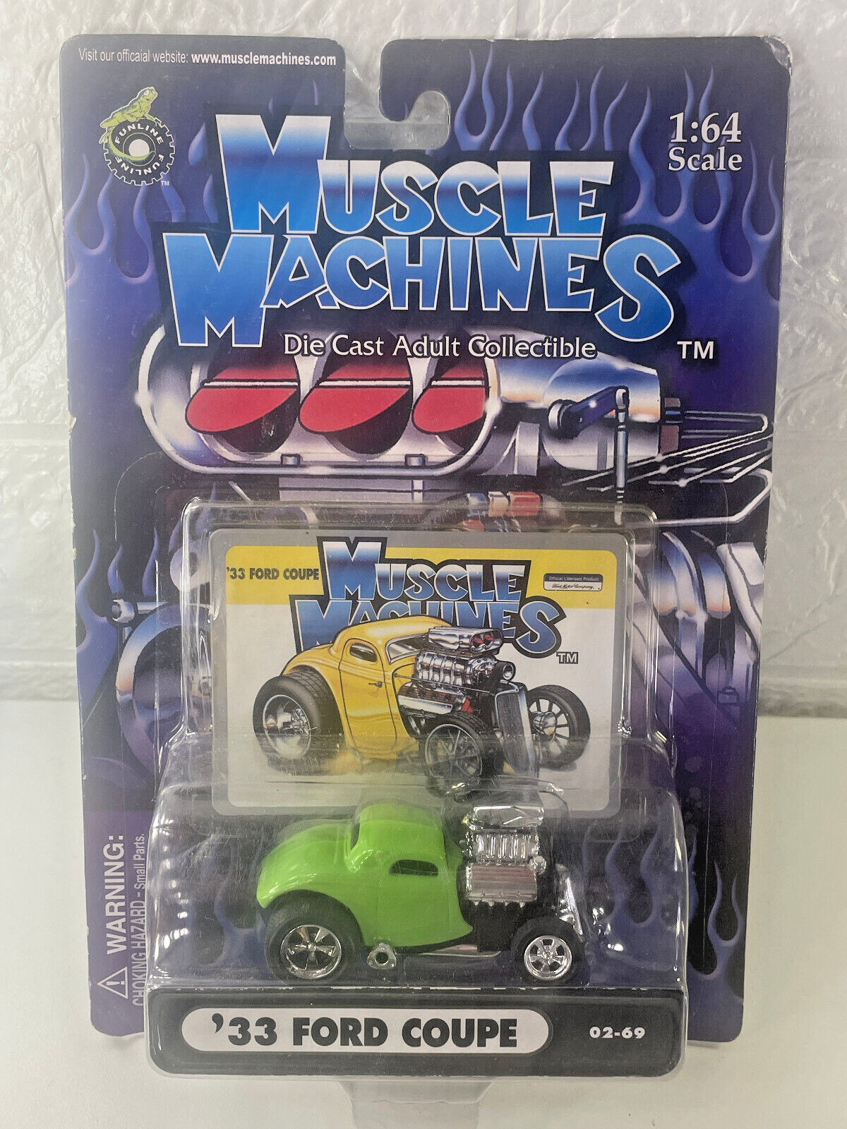 Primary image for Muscle Machines ' 33  Ford Coupe 1/64 Diecast Car 