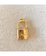 18k Gold Filled Oui Love Lock Pendant - £15.63 GBP