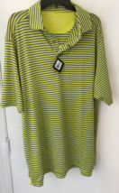 NWT BOBBY JONES XL golf Players casual polo shirt Lime men&#39;s NWT - $39.00
