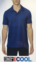 NEW 32 Degrees Men’s Performance Polo, Ht. Lapis Blue - £7.15 GBP