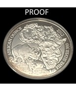 2012 RWANDA RHINO PROOF 1 OZ 0.999 SILVER COIN AFRICAN WILDLIFE SERIES -... - $149.95