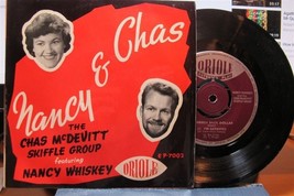 NANCY &amp; CHAS McDevitt UK Vinyl EP Skiffle Group 1950&#39;s NM-/VG+ EP 7002 - £16.46 GBP