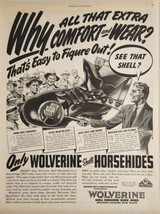 1947 Print Ad Wolverine Shell Horsehide Work Shoes Made in Rockford,Michigan - £12.77 GBP