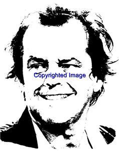 JACK NICHOLSON-NEW RELEASE! NEW mounted rubber stamp - $8.10