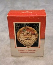 Vintage 1988 Ornament Kringle\Santa Handcrafted Hallmark Keepsake~Christmas - $10.88