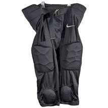 Nike Football Pants Boys L Large Black Recruit Padded Knees Hips Quads B... - $40.05