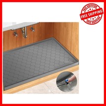22&quot; x 9&quot; Silicone Under Sink Mat - Stylish Protection Against Stains &amp; S... - $38.60