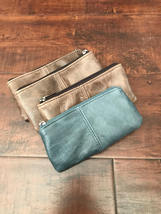 Distressed Leather Pouch, Mini Cosmetic Bag, Coin Bag, Maria - $27.49