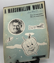 Music Sheet Vintage Song/Piano Arthur Godfrey It&#39;s a Marshmallow World 1949 - £5.30 GBP
