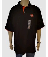 Harley Davidson Polo Shirt Savannah Georgia Men&#39;s Sz XL Black Pullover V... - $705.97 MXN