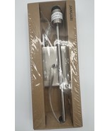 Ikea Januari Table Lamp Base Silver Steel Discontinued 201.325.42 Cord S... - $546.31 MXN