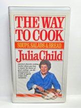 Julia Child The Way to Cook Soups Salads &amp; Bread Clamshell 1985 Video VHS - $7.95