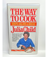 Julia Child The Way to Cook Soups Salads &amp; Bread Clamshell 1985 Video VHS - $149.03 MXN