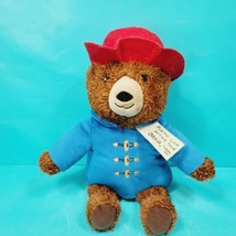Kohls Cares PADDINGTON Brown Teddy Bear Plush Stuffed Animal Blue Coat Red Hat - £15.81 GBP