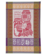 KAY DEE DESIGNS &quot;Grow, Share, Enjoy&quot; R6298 Jacquard Tea Towel~20&quot;x30″ Ca... - £7.69 GBP