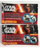 NEW 2 Sealed Packages Topps Star Wars Galactic Connexions Series 2 Discs... - £5.51 GBP