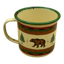 Midwest Importers Cannon Falls Lodge Enamelware Mug Cup Moose Bear Fish ... - £6.22 GBP