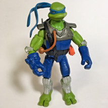 TMNT Sludge Runner Leonardo 6” Action Figure Mirage Studios Playmates Leo Turtle - £8.85 GBP