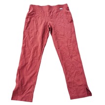  Rafaella Comfort Rust Wide-Leg Stretch Pants L Soft Knit Pull-On - $22.79