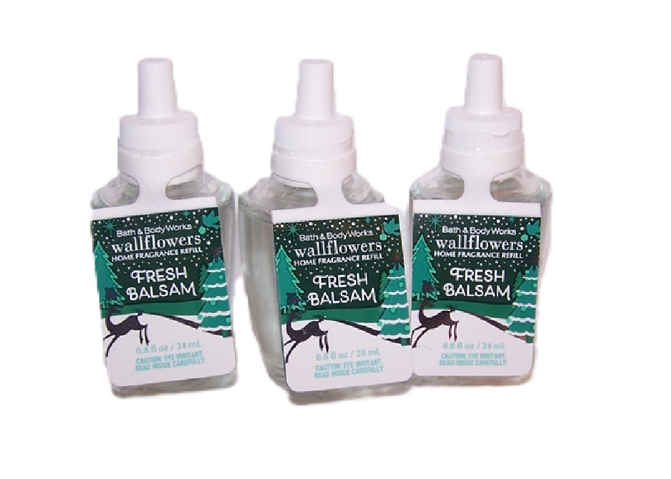 Fresh Balsam Wallflower Home Fragrance Bulb x3 Bath and Body Works